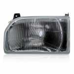 Farol principal lado esquerdo com lente de vidro para lâmpada H4 Ford Escort Verona Volkswagen Apollo