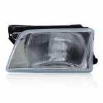 Farol principal lado esquerdo com lente de vidro para lâmpada H4 Chevrolet GM Kadett Ipanema