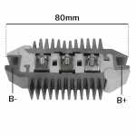 Retificador do alternador 45A / 55A / 65A / 70A Chevrolet GM Astra Corsa Omega Vectra Opel Vauxhall - ligações