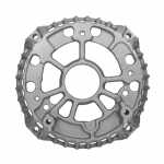 Mancal traseiro (coletor) do alternador Bosch NCB2 Audi MAN TGA TGL TGM TGS TGX HOCL Lion's City Regio Mercedes-Benz Accelo Sprinter F113 G480 P114 R114 T114 (diâmetro interno 144mm) - vista frontal