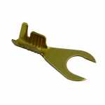 Terminal latão garfo 3/16 (furo aproximadamente 5.2mm - ideal para parafuso M5)