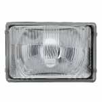 Farol principal lado direito com lente de vidro para lâmpada H4 Chevrolet GM Bonanza Caravan Opala Veraneio