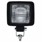 Farol auxiliar antineblina retangular 110x100mm lado esquerdo/direito com lente de vidro para lâmpada H3 universal