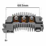 Retificador do alternador 45A / 55A / 65A / 75A (para alternadores de até 120A) Delco Remy Chevrolet GM Chevette Opala