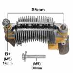 Retificador do alternador 90A Mitsubishi Honda Civic