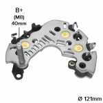 Retificador do alternador 100A / 120A Magneti Marelli Case Ford Land Rover Massey Ferguson New Holland