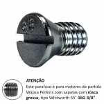 Parafuso cabeça escareada para fixação das sapatas do motor de partida Wapsa Perkins - capa