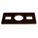 Placa isolante de celeron para saída dos bornes do relé de partida do motor de partida Delco Remy 50MT