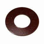 Arruela lisa de fenolite 13 x 30 x 0.8 mm para encosto do coletor do induzido no mancal traseiro do motor de partida Bosch EF
