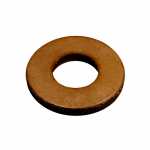 Arruela lisa de couro 14 x 30 x 4 mm para encosto do coletor do induzido no mancal traseiro do motor de partida Delco Remy Chevrolet GM A10 C10 Opala