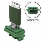 Resistência da caixa evaporadora do ar-condicionado Chevrolet GM Meriva Fiat Palio Iveco Daily Volkswagen Fox Gol Parati Saveiro G3 (OR42 1R0 2R20) (base original cor verde)