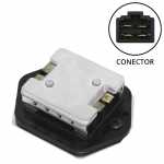 Resistência do eletroventilador interno da caixa evaporadora do ar-condicionado Mitsubishi Airtrek Pajero Classic Sport TR4