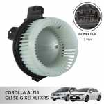 Eletroventilador interno caixa de ar condicionado 12V Denso Toyota Corolla Altis GLi SEG XEI XLI XRS