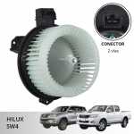 Eletroventilador interno caixa de ar condicionado 12V Bosch Denso Toyota Hilux 2004 até 2015 SW4
