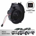 Eletroventilador interno caixa ar forçado 12V 234W diâmetro 130mm 3920RPM Chevrolet GM Agile Montana (sem ar-condicionado)