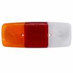 Lente para lanterna traseira tricolor com ré lado esquerdo/direito Agrale 1600 1800 Mercedes-Benz 1111 1313 608