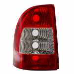 Lanterna traseira bicolor lado esquerdo Fiat Strada 2004-2008