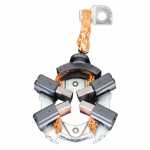 Porta-escovas 12V 6 x 18 x 14.5 mm para motor de partida Bosch JF com redução (c/ cabo longo - 66mm)