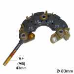 Retificador do alternador 35A / 40A / 45A Denso Toyota empilhadeiras - ligações