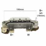 Retificador do alternador 90A / 110A / 120A Mitsubishi Lancer Outlander Mazda 3 5