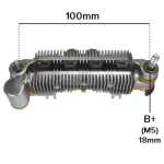 Retificador do alternador 90A Mitsubishi Subaru Legacy Outback - ligações