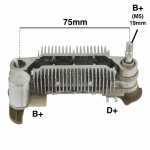 Retificador do alternador 70A Mitsubishi Ford Courier 1.4 Zetec Honda Civic 1.6 1996 até 1998
