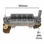 Retificador do alternador 100A Mitsubishi Nissan Quest Mercury Villager (modelo antigo) - ligações