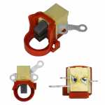 Porta-escovas 12V 7 x 5 x 15 mm para alternador Denso Hyundai Azera Santa Fé Veracruz - kit