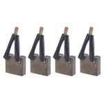 Jogo de escovas 12V 10 x 25 x 23 mm para motor de partida Iskra / Magneti Marelli Atlas Copco Bobcat Case John Deere Massey Ferguson Valtra