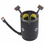 Carcaça polar c/ bobina de campo 12V Denso / Poong Sung KIA Besta GS 3.0 Bongo KC2700 2.7 (vira ao contrário)