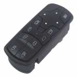 Botão/interruptor de vidro elétrico duplo 10 terminais (pinos) porta dianteira lado esquerdo (motorista) Mercedes-Benz MB Actros 2546 2646 2651 4144 4160 4844