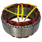 Estator 24V 105A Bosch Mercedes-Benz O370 O400 Scania ônibus F112 F113 K113