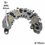 Retificador do alternador 65A Magneti Marelli Fiat Brava Bravo Marea Palio Punto Strada Tempra - ligações