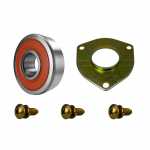 Kit reparo da fixação do rolamento dianteiro o alternador Indiel Prestolite com tampa, parafusos e rolamento - kit