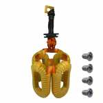 Bobina de campo c/ paraf. fix. sapatas 12V Indiel Prestolite M100R John Deere Ford Cargo Volkswagen