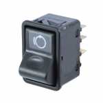 Botão/interruptor do freio motor 3 terminais 12V Mercedes-Benz MB caminhão FPN (cara-chata) e HPN (bicudo) e ônibus 1214 1218 1418 1614 1618 1620 1621 1625 1714 1720 1721 1723 2314 2318 2418