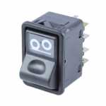 Botão/interruptor de suspensão do terceiro 3º eixo 12V Mercedes-Benz MB caminhão FPN (cara-chata) e HPN (bicudo) e ônibus 1214 1218 1418 1614 1618 1620 1621 1625 1714 1720 1721 1723 2314 2318 2418