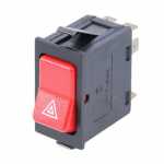 Botão/interruptor de alerta/emergência 12V Ford Cargo antigo (ano até 2012) 814 815 816 915 1313 1314 1317 1418 1421 5031 5032 6332