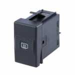 Botão/interruptor do desembaçador traseiro Volkswagen VW Santana Quantum 1998 até 2006