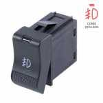 Botão/interruptor de farol auxiliar 2 estágios Volkswagen VW Santana Quantum 1991 até 2000