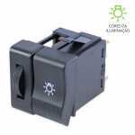 Botão/interruptor de luzes/farol com reostato/dimmer Volkswagen VW Santana Quantum 1991 até 1998