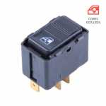 Botão/interruptor de vidro elétrico simples console porta dianteira lado esquerdo e direito Volkswagen VW Santana Quantum 1995 até 1996