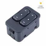 Botão/Interruptor de vidro elétrico duplo porta dianteira lado esquerdo Chevrolet GM Astra Celta Corsa Meriva Montana Prisma Zafira