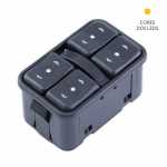 Botão/Interruptor de vidro elétrico quádruplo porta dianteira lado esquerdo Chevrolet GM Astra Celta Corsa Meriva Prisma Zafira
