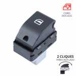 Botão/interruptor de vidro elétrico simples porta dianteira lado direito traseira lado esquerdo e direito Volkswagen VW CrossFox Fox Gol G4 G5 G6 Parati Polo Saveiro SpaceFox Voyage