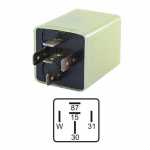 Relé controle de rotação do motor (freio motor) 12V 5 terminais Mercedes-Benz MB caminhão 1418 1620 1718 1720 1723 ônibus