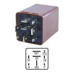 Relé travamento central de portas (comando trava elétrica) 12V 8 terminais Volkswagen VW Gol Parati Saveiro Santana Quantum