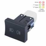 Botão/interruptor de farol auxiliar neblina Volkswagen VW Gol Saveiro Voyage G6 2013 até 2016