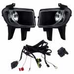 Kit farol auxiliar de milha (longo alcance) com lente de vidro para lâmpada HB4 com botão interruptor e chicotes Chevrolet GM Celta Prisma