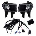 Kit farol auxiliar de milha (longo alcance) com lente de vidro para lâmpada HB4 com botão interruptor e chicotes Chevrolet GM Celta Prisma